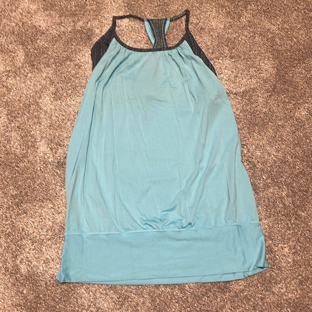 Lululemon racer back tank with attached sports bra